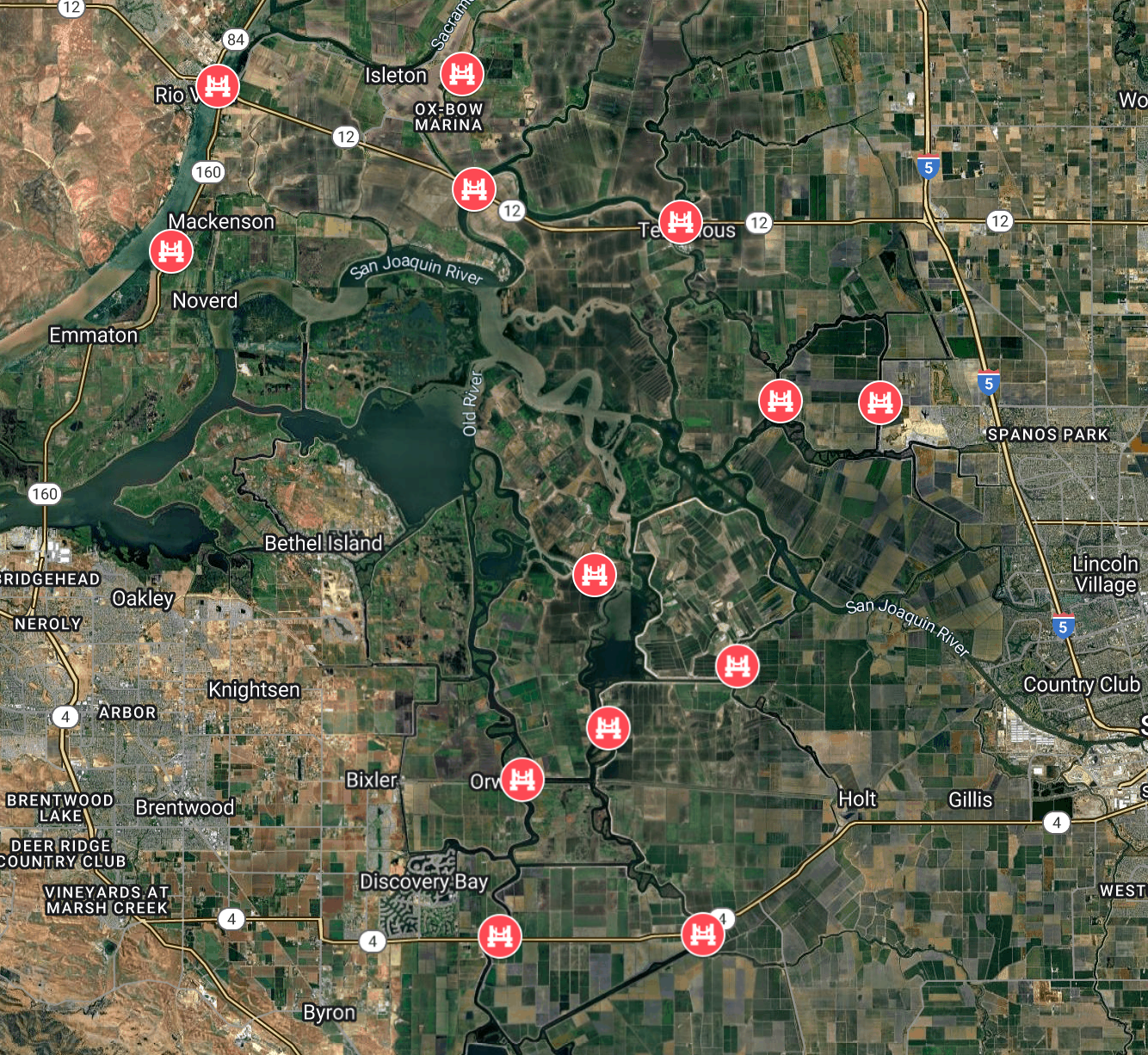Delta Bridge Maps